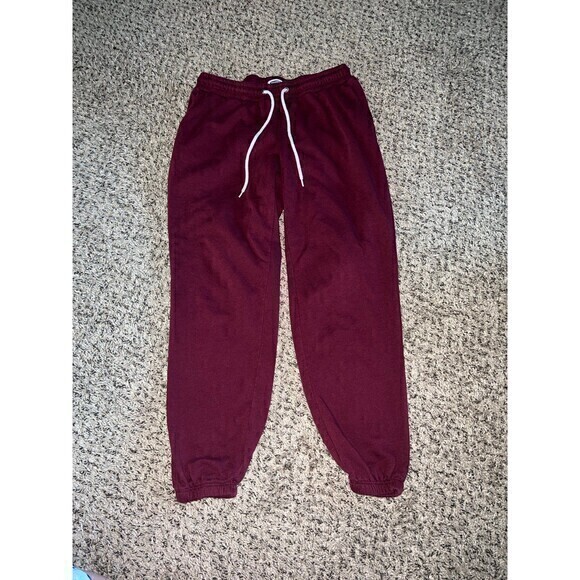 Old Navy Maternity Maroon Sweatpants size small - Picture 1 of 7